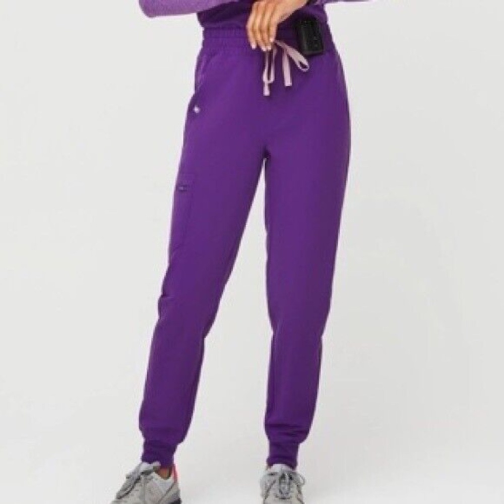 FIGS Magic Purple High Waisted Zamora Jogger Scrub Pants™